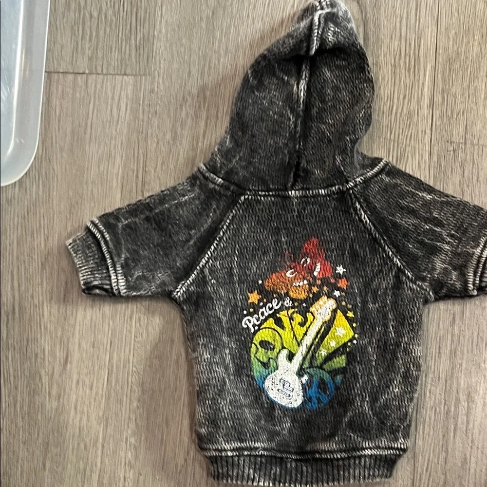 Rockin' doggy Hoodie - Black
